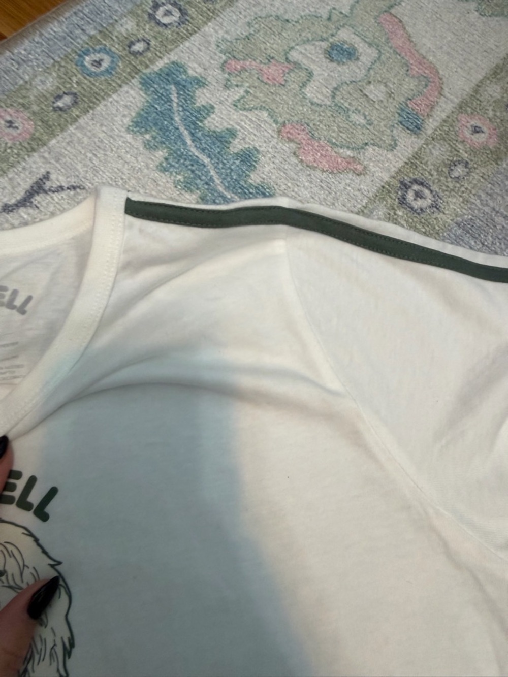 Unwell White Tee with Dog Graphic - Picture 4 of 6